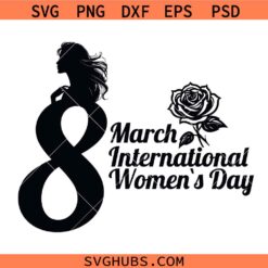 8 March International Women's Day Svg Png, 8 March Svg Png, 8 marzo Svg Png