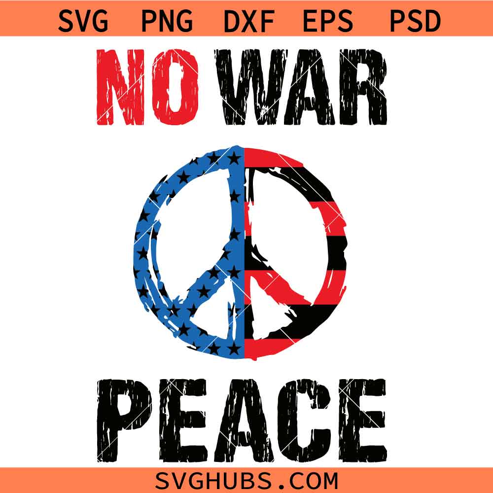 No War Peace svg, Stop The War svg, Anti-War Protest svg