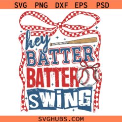Baseball Batter Batter Swing svg, Checkered Baseball Coquette svg png, Game Day Baseball svg