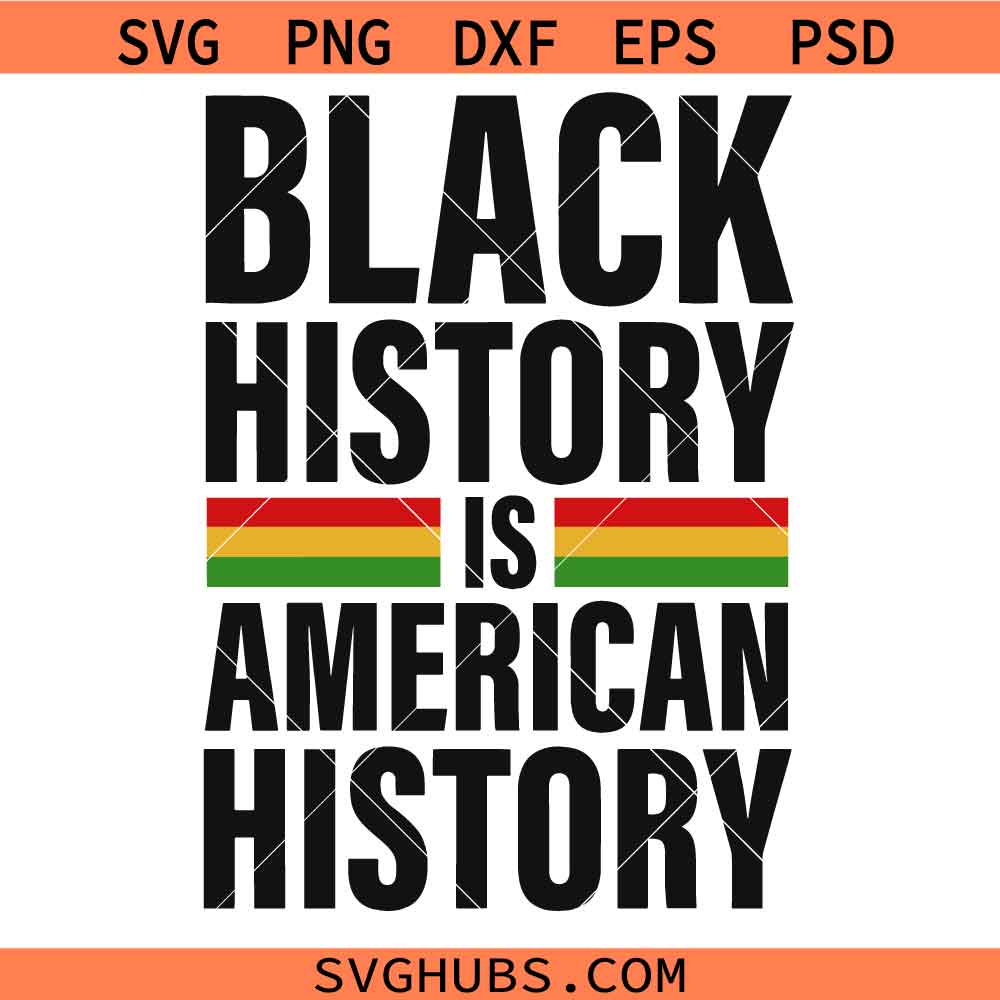 Black History Is American History Svg Png, Juneteenth Svg Png, African American Svg Png