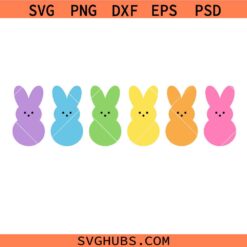 Easter Peeps Svg Png, Easter Bunny Svg Png, Marshmallow Peep Svg Png, Easter Candy Peeps Svg Png