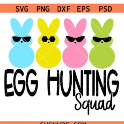 Egg Hunting Squad Svg, Egg Hunting Crew Svg, Easter Svg