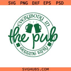 Everybody in the pub getting tipsy svg, Beer svg