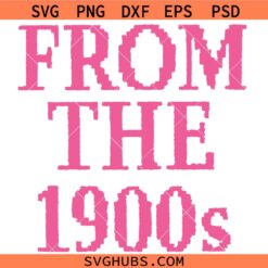 From the 1900s SVG, Western Design Svg, 1900s svg