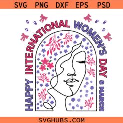 Happy International Womens Day Svg Png, International Women's Day Svg Png, 8 March Svg Png