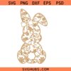 Lace Bunny Coquette Bow Svg Png, Easter Bunny Bow Svg Png, Easter Svg Png, Girly Lace Bunny Svg Png