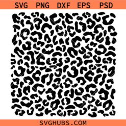 Leopard Print Pattern Svg, Animal Print Svg, Cheetah Print Svg, Leopard Print Svg