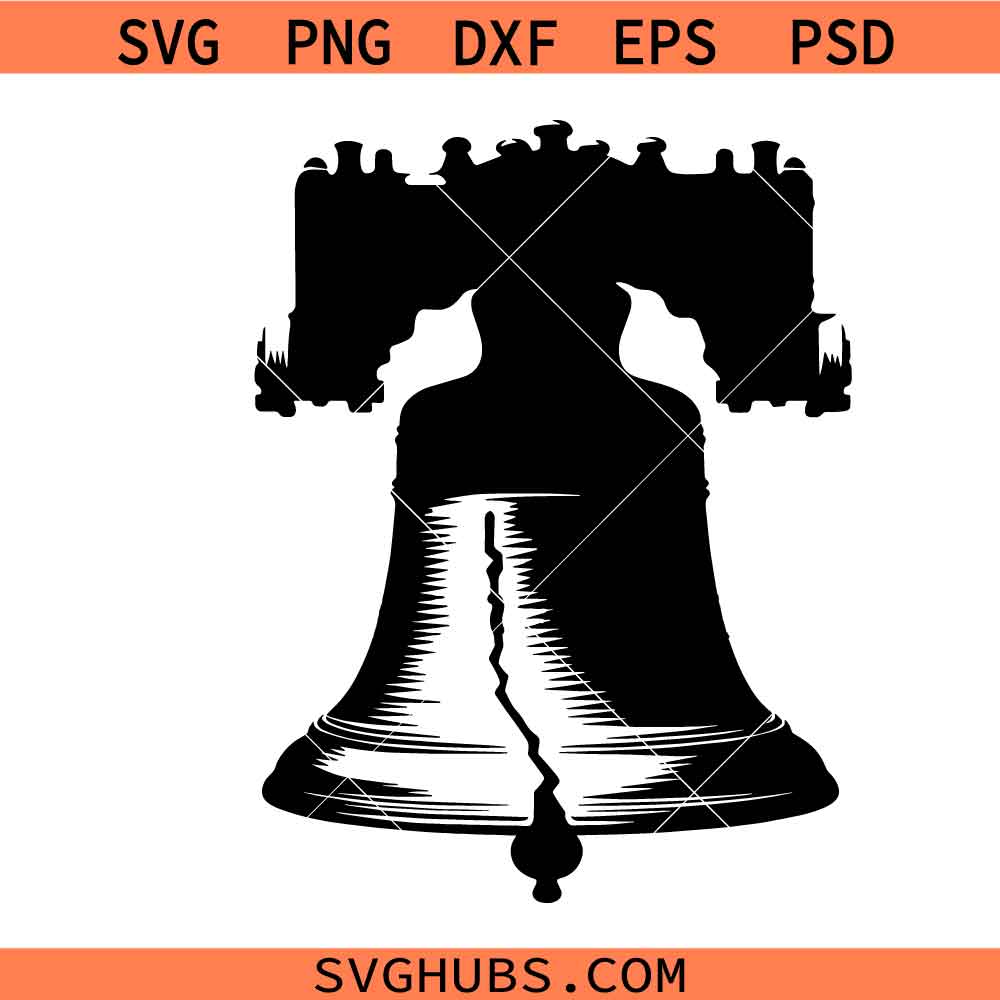 Liberty Bell SVG, Freedom Bell SVG, USA America Bell svg