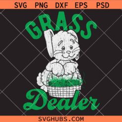 Mens Grass Dealer Easter Bunny Svg Png, Easter Svg Png, Pot Weed Shirt Svg Png