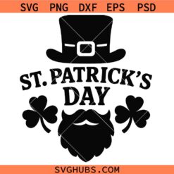 St Patrick Day hat SVG, St. Patrick's Day svg, Leprechaun SVG