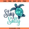 Stay Salty Sea Turtle Svg Png, Beach Summer Svg Png