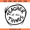 Teacher Of All Things Svg Png, Teach Love Inspire Svg, Save The Planet Svg