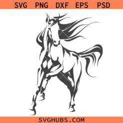Thoroughbred Horse svg, Western Horse SVG, cowboy svg, Cowgirl svg