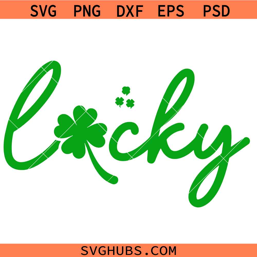 Lucky SVG PNG, Lucky nurse SVG PNG, ST Patrick day SVG PNG
