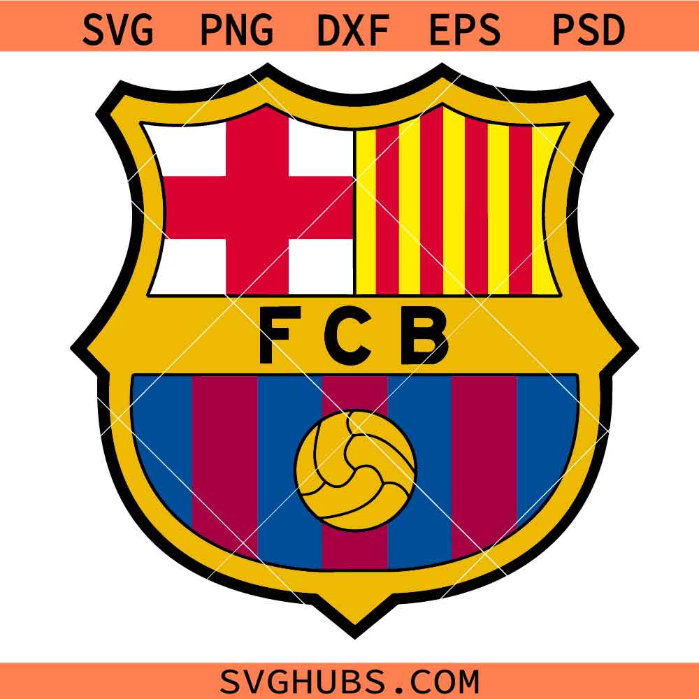 Barcelona FC Logo Svg Png, Soccer Team Svg Png, La Liga Svg Png, Barcelona Logo Svg Png
