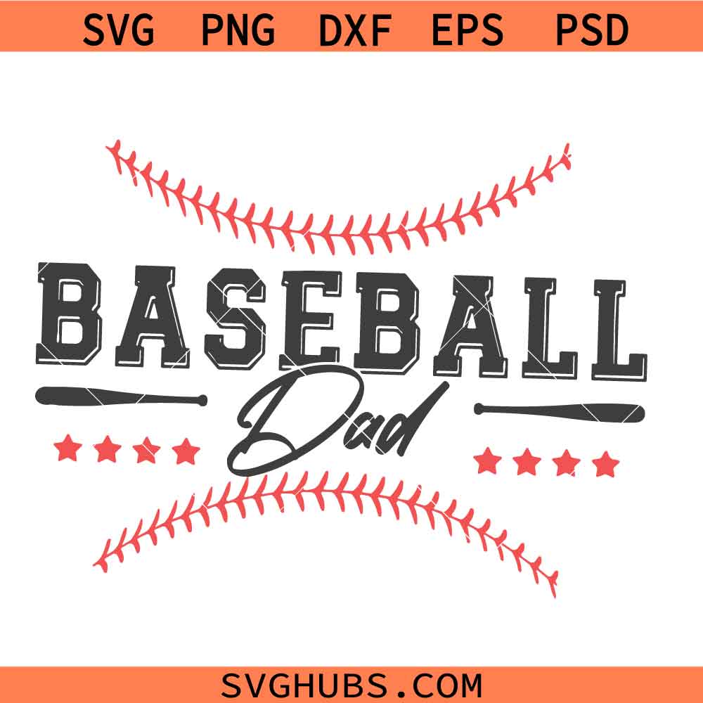 Baseball Dad SVG PNG, Baseball Fan Svg, Game Day svg, Baseball svg