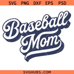Baseball mom SVG, Softball Mom SVG, Baseball Cheerleader SVG
