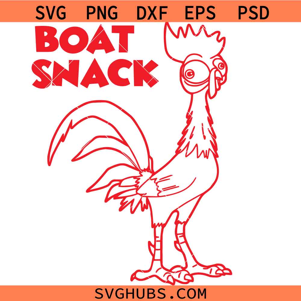 Boat Snack svg, Hei Hei Boat Snack svg, Hei Hei SVG, Boat Snack Hei Hei Svg
