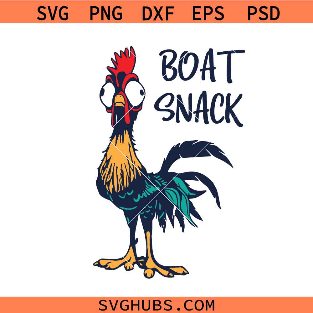 Boat Snack svg, Polka Dots Boat SZN Lake svg, Boat Snack Hei Hei Svg