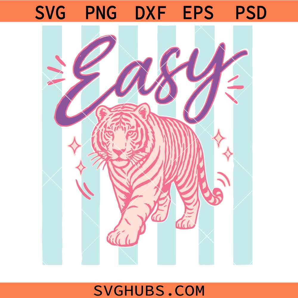 Get Em' Tiger svg, Tiger Sublimation Design svg, Trendy svg, Distressed svg, Preppy svg