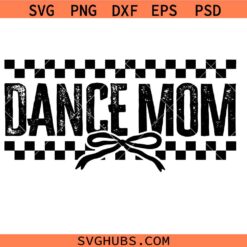 Dance Mom SVG PNG, Dance Svg, Coquette Bow svg