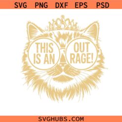 Dungeon Crawler Carl Png SVG, This Is An Outrage Princess Donut And Mongo Design svg, Fantasy Book Reader Png SVG