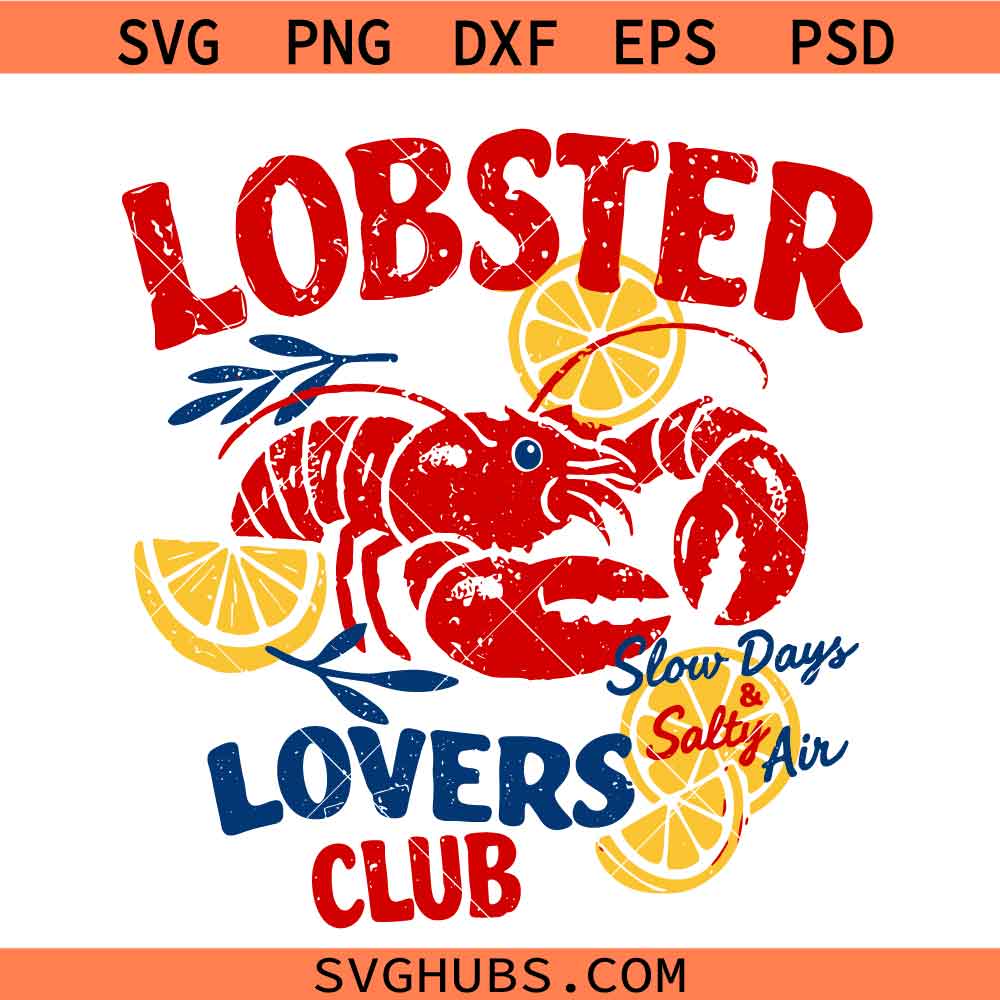 Lobster Lovers Club svg png, Margaritas Made Me Do It summer svg, Crab Blowing Bubble svg png