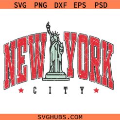 New York City SVG PNG, Statue of Liberty svg, Patriotic Statue of Liberty Svg