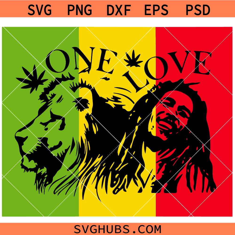 One Love Svg, Bob Marley Svg, Blunt Weed Tray svg file, Cannabis svg, Marijuana SVG