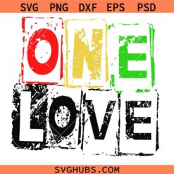 One Love svg, Jamaican svg, World Peace and Unity svg