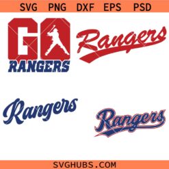 Rangers SVG Bundle, Rangers Mascot SVG, Rangers School Spirit SVG, Rangers Team Gear SVG