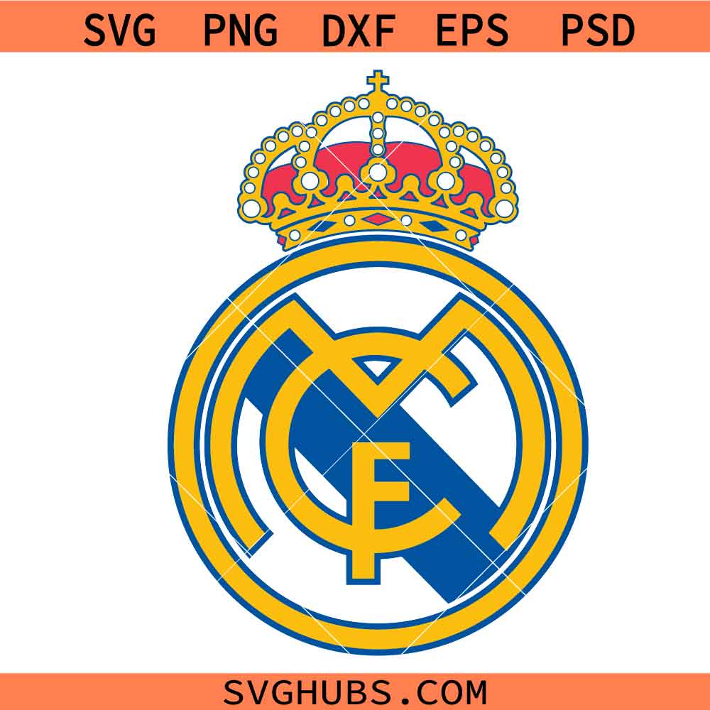 Real Madrid Svg Png, Madridista Fan Svg Png, Spain Svg Png, La Liga Svg Pn