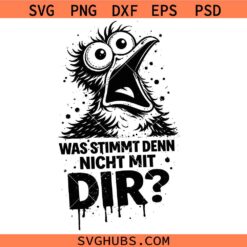 What's wrong with you? Svg Png, Funny seagull saying Svg Png, Dark humor Svg Png