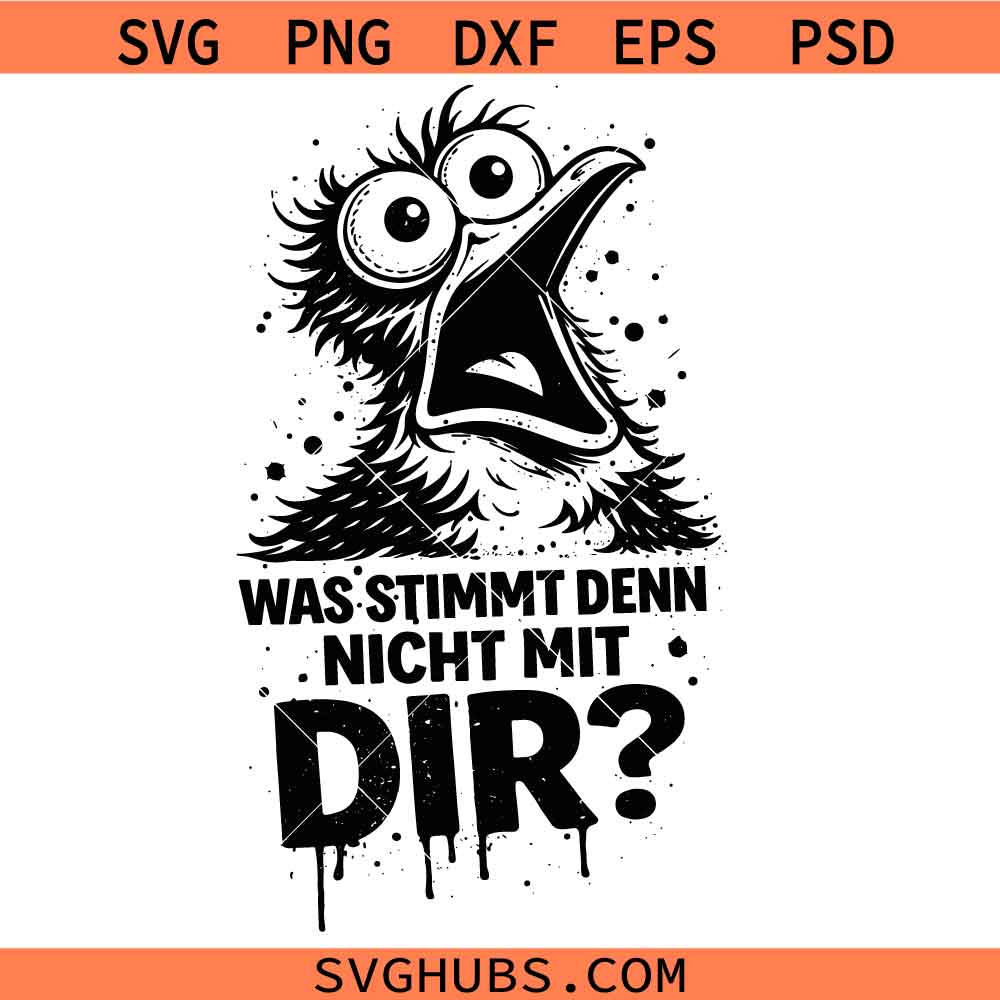What's wrong with you? Svg Png, Funny seagull saying Svg Png, Dark humor Svg Png