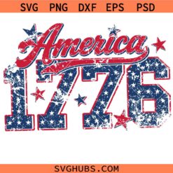 1776 America SVG, Patriotic America Svg Bundle, 4th of July Svg, America EST 1776 SVG PNG