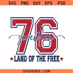 Fourth of July png svg, 1776 svg, Seventeen 76 svg png, 4th of July svg, America svg, Patriotic Day svg