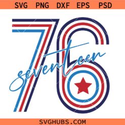 1776 SVG, 4th of July SVG, Patriotic SVG, American Flag Svg, Fourth of July SVG