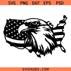 American Flag Eagle SVG, patriotic SVG, Eagle USA Svg, American Eagle Svg