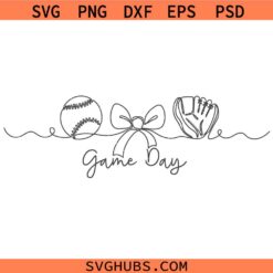 Baseball gameday SVG, Game Day Baseball svg, Baseball svg, Baseball Shirt svg
