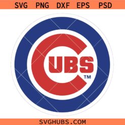 Chicago Cubs logo SVG, Cubs Baseball svg, Chicago City Baseball Team