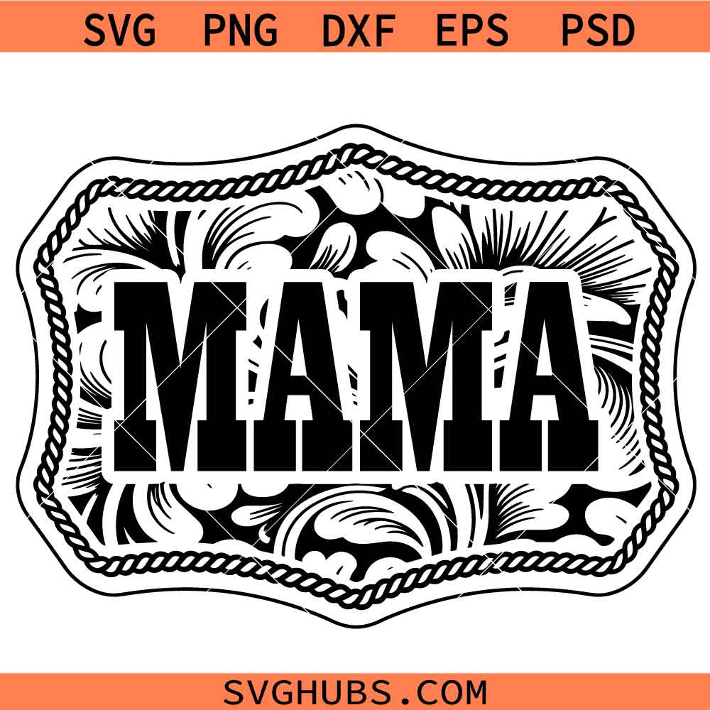Country Western mama SVG, Sassy Southern Cowgirl SVG, Hat Patch Design SVG