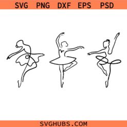 Girls Ballet Png svg, Line Art Ballet Png, Gift For svg, Dance Teacher svg, Ballet Slippers svg
