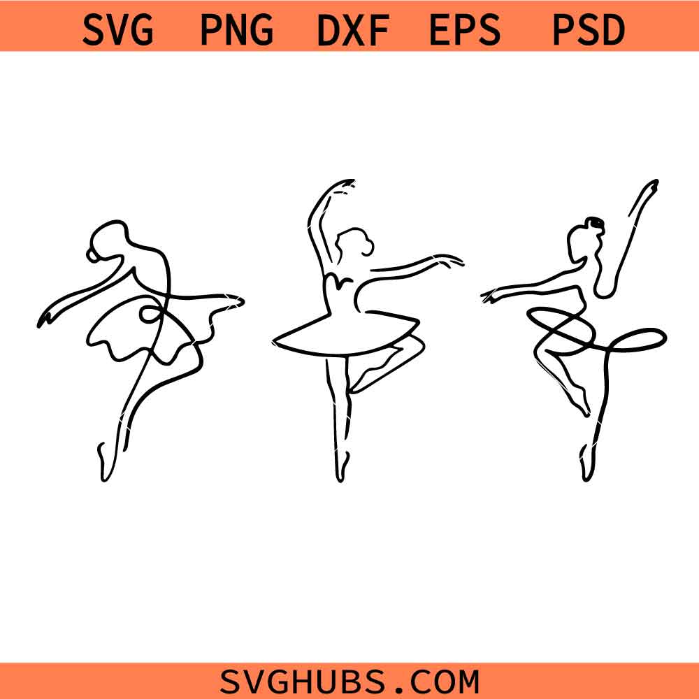 Girls Ballet Png svg, Line Art Ballet Png, Gift For svg, Dance Teacher svg, Ballet Slippers svg