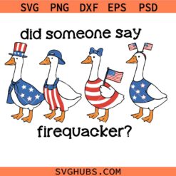 Firequacker Goose SVG, Funny 4th of July SVG PNG, Patriotic American Flag svg png, Patriotic Goose svg, Red White Blue USA SVG