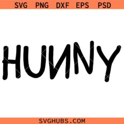 Hunny with Backwards N SVG, Hunny SVG, Winnie the Pooh SVG