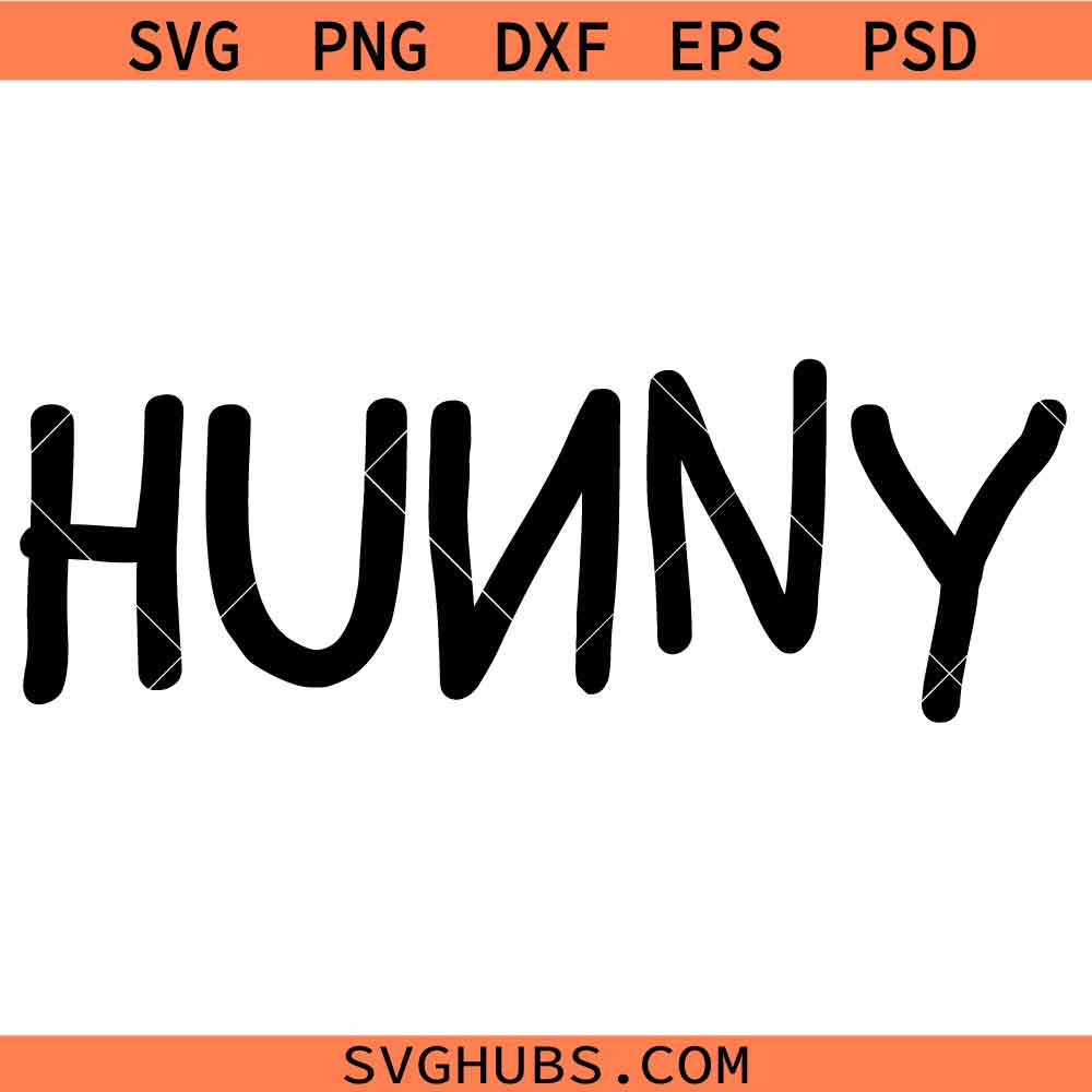Hunny with Backwards N SVG, Hunny SVG, Winnie the Pooh SVG