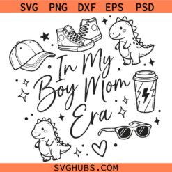 In my boy mom era SVG, Boy Mom Club, Boy Mama Svg, New Mom Gift SVG