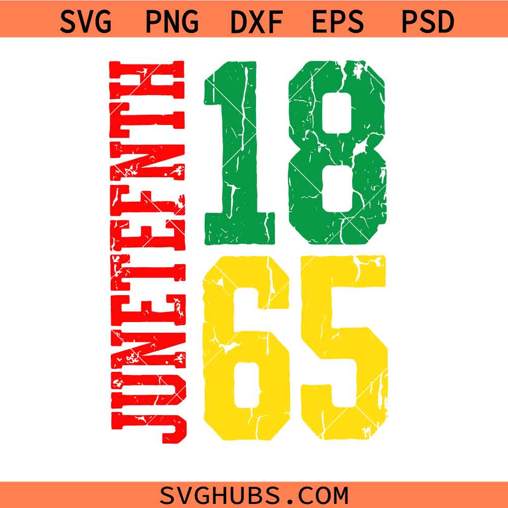 Juneteenth 1865 SVG, Black History month svg, Juneteenth svg
