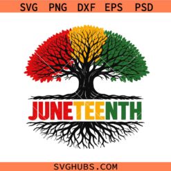 Juneteenth Tree of Life SVG, Black History month svg, Juneteenth svg