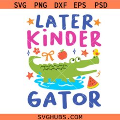Later Gator svg Bundle, Last Day of School Svg, End of School Year svg, Retro Teacher Svg